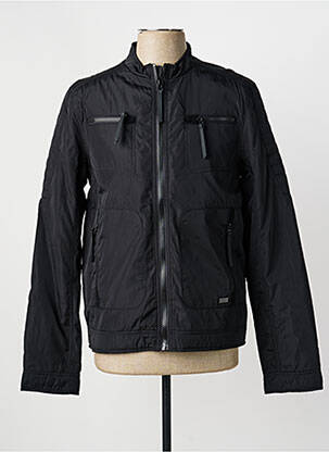 Jachetă vânt negru TEDDY SMITH bărbat