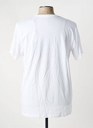 Tricou croială cambrată mâneci scurte alb TREEKER 9 bărbat