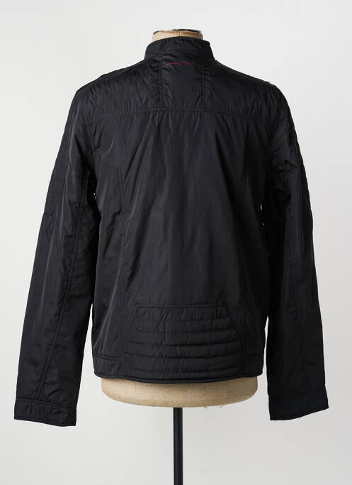 Jachetă vânt negru TEDDY SMITH bărbat