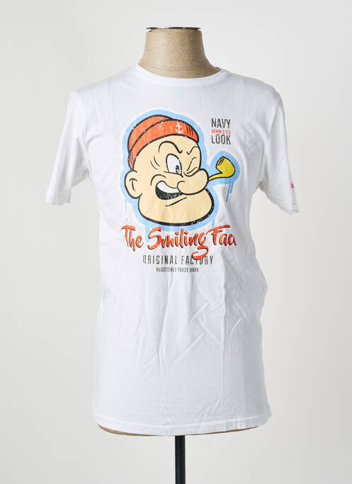 Tricou alb RITCHIE bărbat