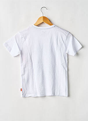 Tricou croială dreaptă mâneci scurte alb KAPORAL băiat