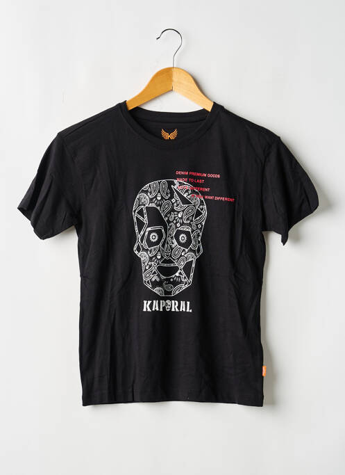 Tricou negru KAPORAL băiat