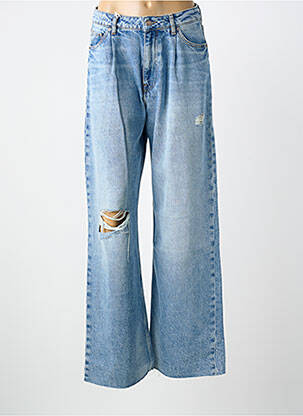 Blugi cu croială evazată albastru TEDDY SMITH femeie