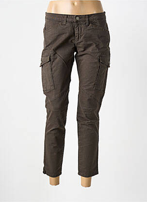 Pantalon 7/8 maro TEDDY SMITH femeie