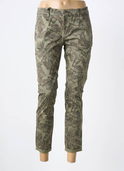Pantalon 7/8 verde TEDDY SMITH femeie