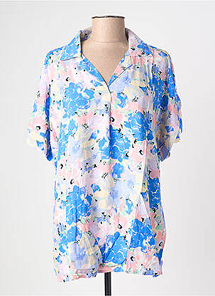 Tunică mâneci scurte albastru MELYA MELODY femeie