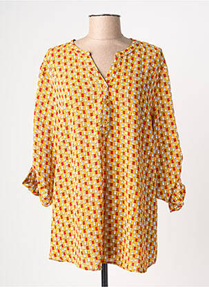 Tunică mâneci lungi galben CHRISTY femeie