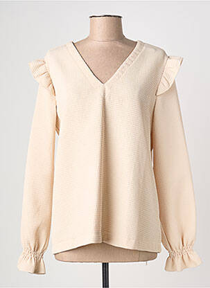 Bluză bej CERISE BLUE femeie