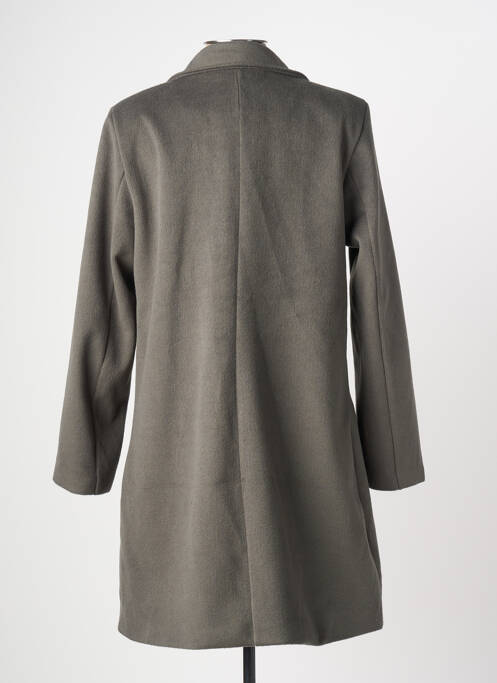 Palton lung verde JOLIFLY & JUSTINE Y femeie