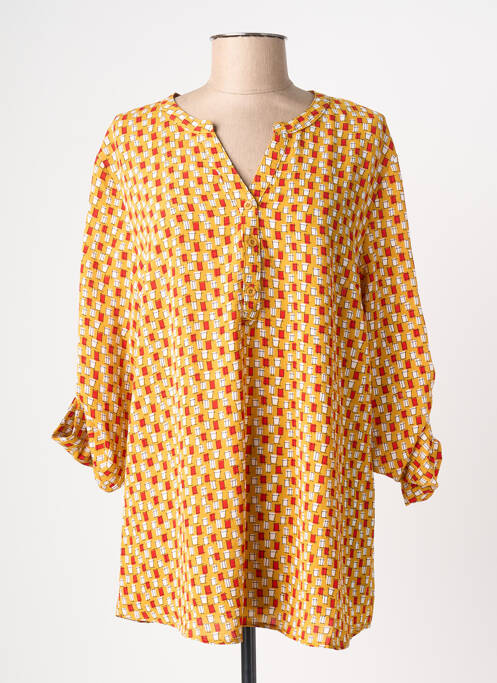 Tunică mâneci lungi galben CHRISTY femeie