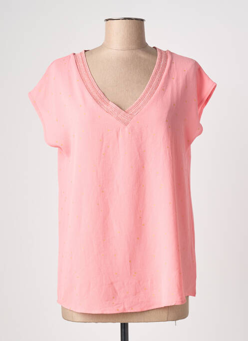 Top roz V.CODE femeie