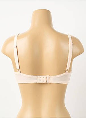 Sutien efect material satinat sutien cupe întregi cu decolteu înalt roz TRIUMPH femeie