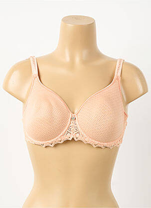Sutien efect material satinat top sutien modelat roz EMPREINTE femeie