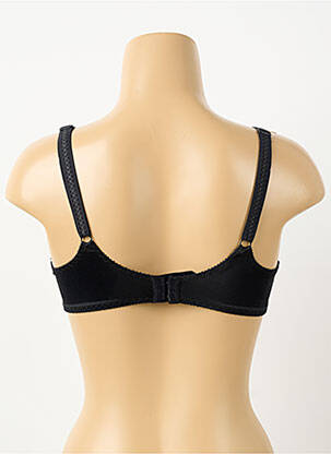 Sutien efect material satinat top sutien modelat negru EMPREINTE femeie