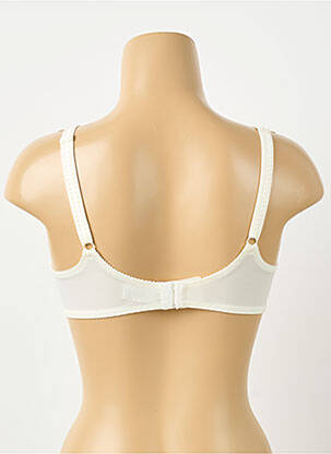 Sutien efect material satinat top sutien modelat alb EMPREINTE femeie