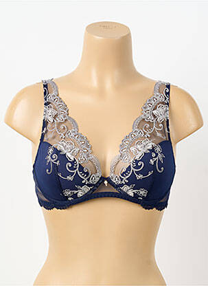 Sutien broderie top sutien modelat albastru LISE CHARMEL femeie