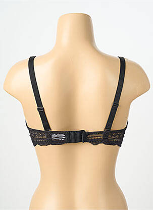 Sutien efect material satinat sutien cu susținere înaltă și burete detașabil negru SIMONE PERELE femeie