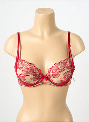 Sutien top sutien push-up top sutien push-up roșu AUBADE femeie