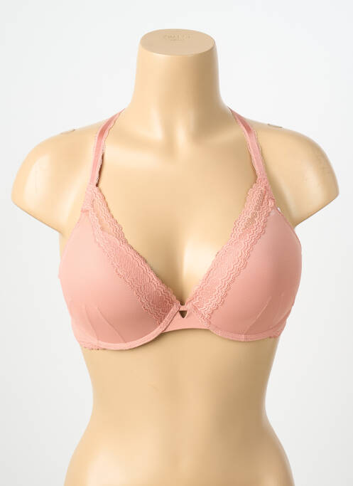 Sutien bretea multi poziție sutien cu susținere înaltă și burete detașabil roz închis SIMONE PERELE femme