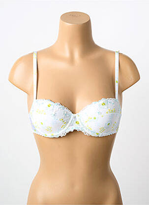 Sutien efect material satinat top sutien modelat alb MARIE JO femeie