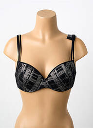 Sutien efect material satinat top sutien modelat negru MARIE JO femme