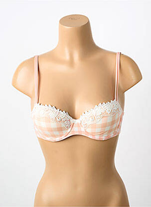 Sutien efect material satinat top sutien modelat roz MARIE JO femeie