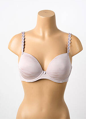 Sutien efect material satinat top sutien modelat gri MARIE JO femeie