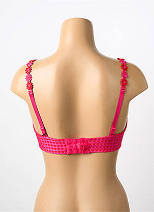 Sutien efect material satinat top sutien modelat roz MARIE JO femeie