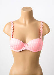 Sutien efect material satinat top sutien modelat roz MARIE JO femme