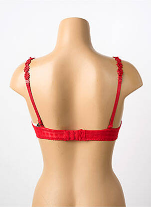 Sutien efect material satinat top sutien modelat roșu MARIE JO femeie