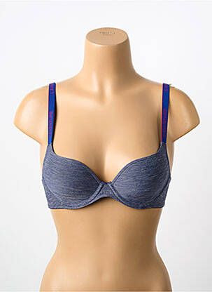 Sutien efect material satinat top sutien modelat albastru MARIE JO femeie