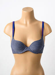 Sutien efect material satinat top sutien modelat albastru MARIE JO femme