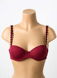 Sutien efect material satinat top sutien modelat roșu MARIE JO femeie