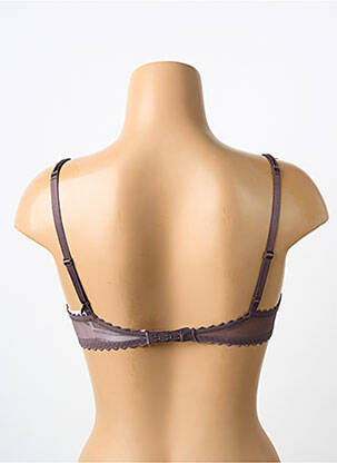Sutien efect material satinat sutien balconet cu decolteu înalt gri MARIE JO femeie