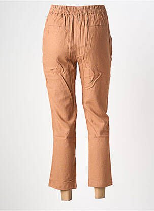 Pantalon 7/8 talie elastică mărime normală maro LOSAN femeie