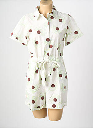 Salopetă scurtă alb COMPAÑIA FANTASTICA femeie