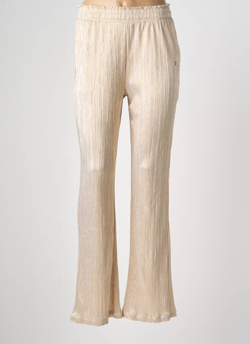 Pantalon drept auriu LES TROPEZIENNES PAR M.BELARBI femeie