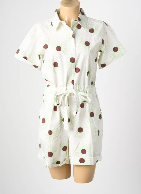 Salopetă scurtă alb COMPAÑIA FANTASTICA femeie