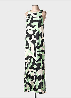 Rochie lungă negru COMPAÑIA FANTASTICA femeie