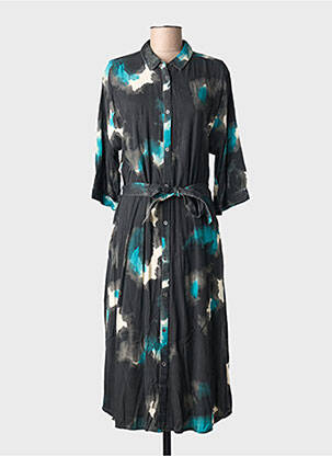 Rochie lungă mâneci lungi mâneci lungi negru RAGWEAR femeie