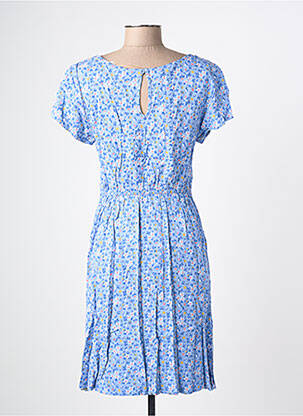 Rochie midi imprimeu fantezie mâneci scurte albastru RAGWEAR femeie