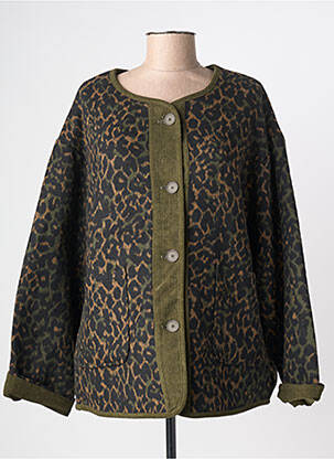 Jachete casual guler rotund verde IT HIPPIE femeie