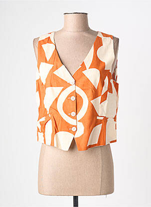 Vestă fără mâneci portocaliu COMPAÑIA FANTASTICA femeie