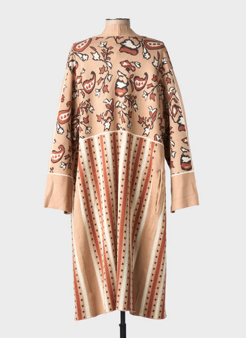 Vestă cu mâneci lungi bej MEISÏE femeie