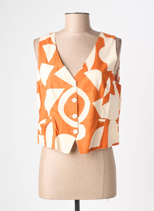 Vestă fără mâneci portocaliu COMPAÑIA FANTASTICA femeie