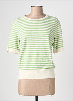 Tricou imprimeu fantezie mâneci scurte verde KING LOUIE femeie