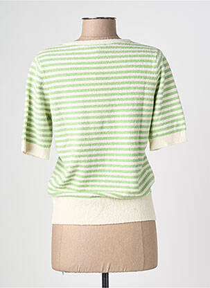 Tricou imprimeu fantezie mâneci scurte verde KING LOUIE femeie