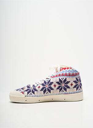 Adidași vârf rotund toc plat până la 3 cm violet SPRING COURT femeie