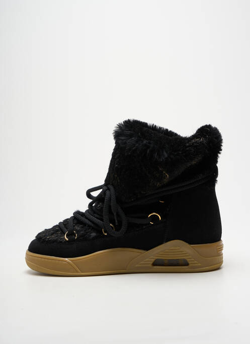 Botine/ghete umplută toc plat până la 3 cm negru SERAFINI femme