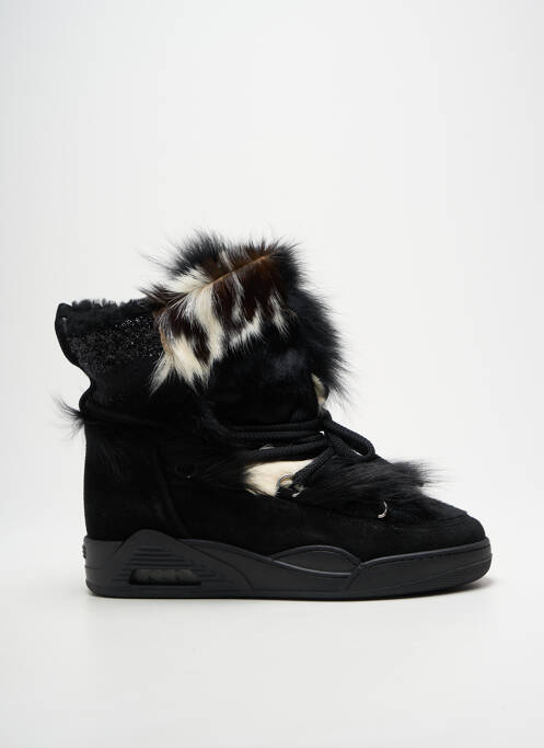 Botine/ghete umplută toc plat până la 3 cm negru SERAFINI femme